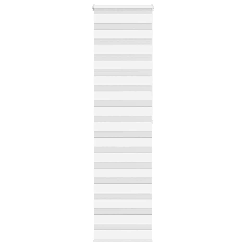 Doppelrollo Weiß 55x200 cm Stoffbreite 50,9 cm Polyester