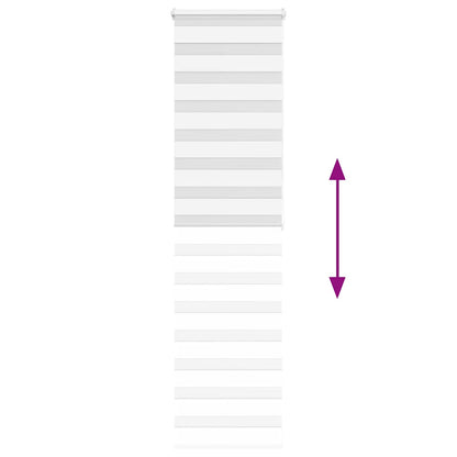 Doppelrollo Weiß 55x200 cm Stoffbreite 50,9 cm Polyester