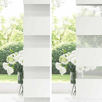 Doppelrollo Weiß 55x200 cm Stoffbreite 50,9 cm Polyester