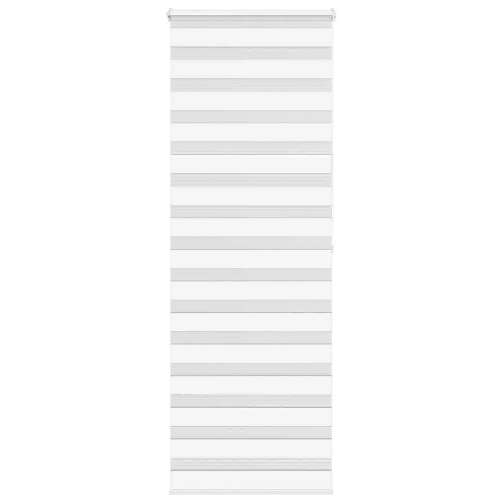 Doppelrollo Weiß 70x200 cm Stoffbreite 65,9 cm Polyester