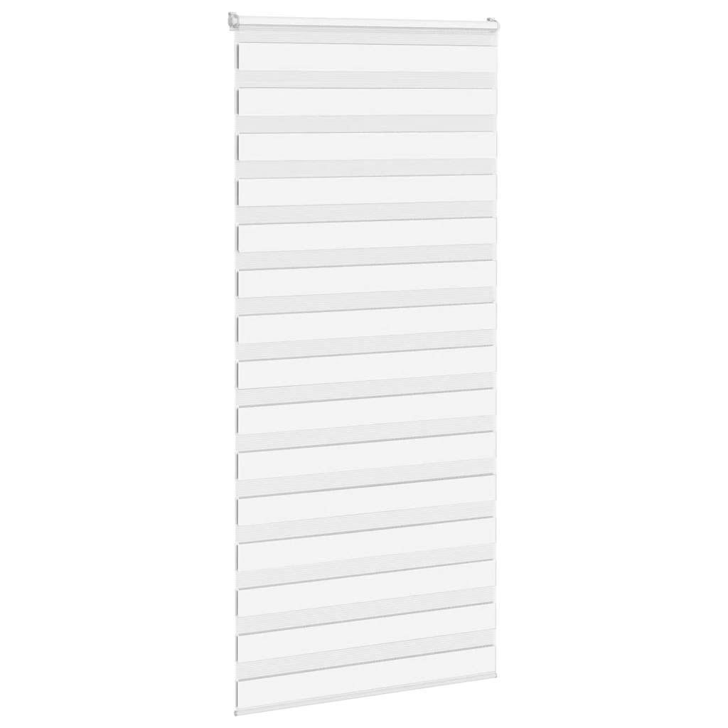 vidaXL Doppelrollo Weiß 100x200 cm Stoffbreite 95,9 cm Polyester