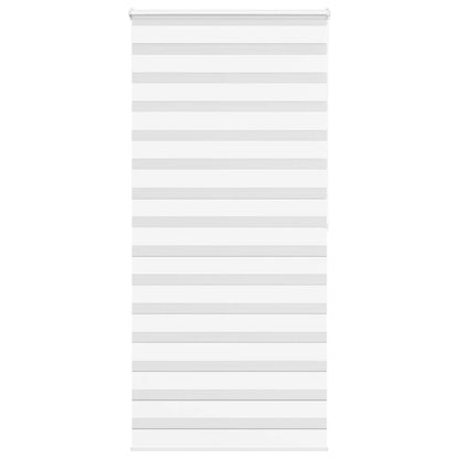 vidaXL Doppelrollo Weiß 115x200 cm Stoffbreite 110,9 cm Polyester