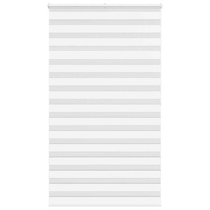 vidaXL Doppelrollo Weiß 120x200 cm Stoffbreite 115,9 cm Polyester
