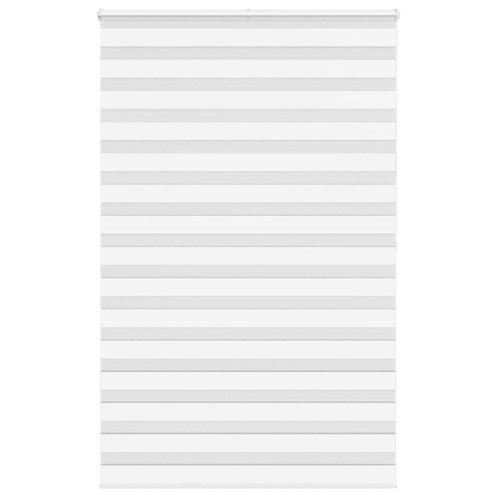 vidaXL Doppelrollo Weiß 150x200 cm Stoffbreite 145,9 cm Polyester