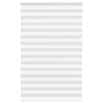 vidaXL Doppelrollo Weiß 150x200 cm Stoffbreite 145,9 cm Polyester
