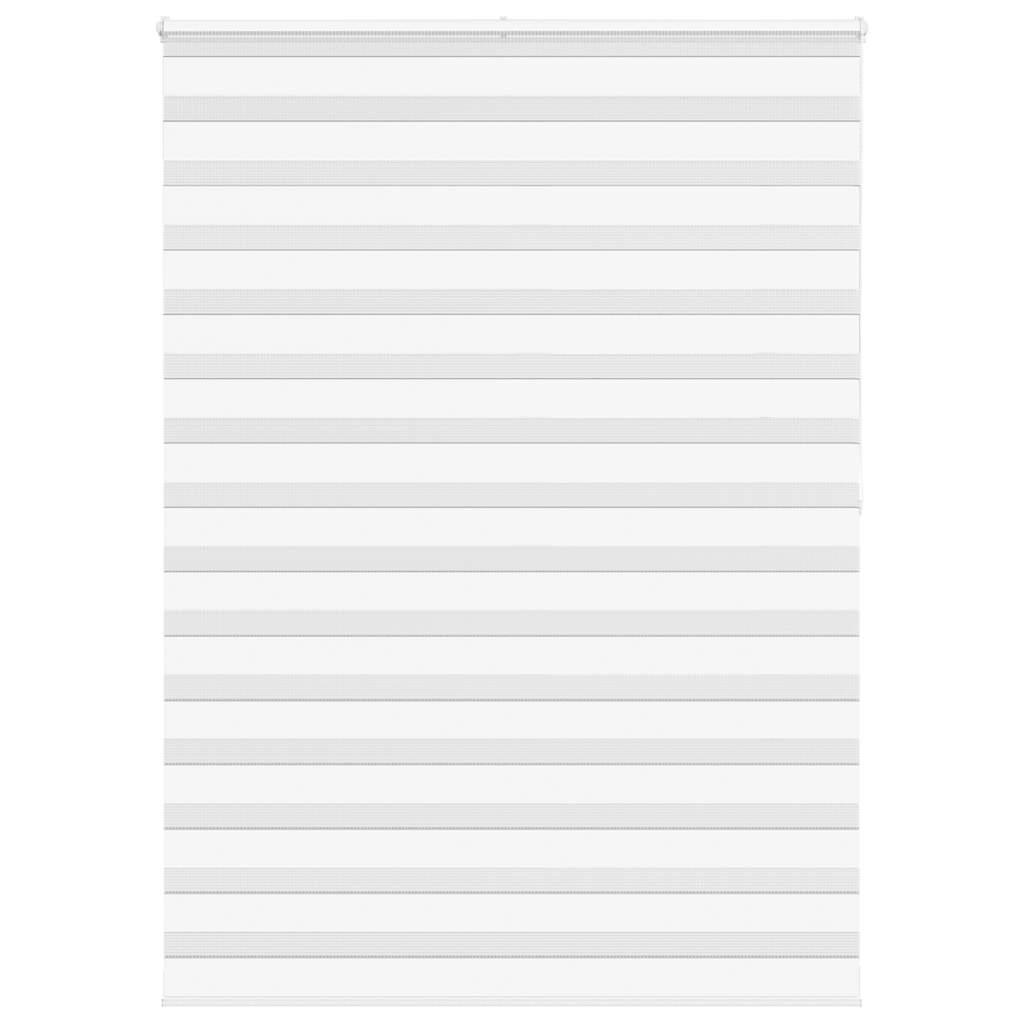 vidaXL Doppelrollo Weiß 155x200 cm Stoffbreite 150,9 cm Polyester