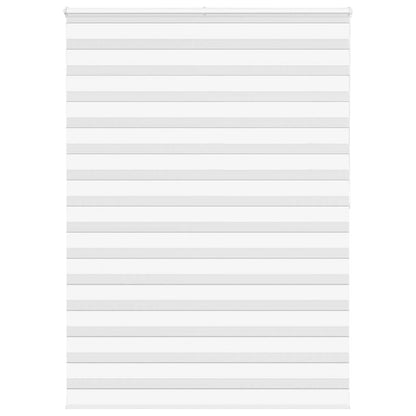 vidaXL Doppelrollo Weiß 155x200 cm Stoffbreite 150,9 cm Polyester