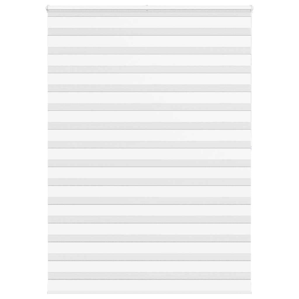 vidaXL Store vénitien double blanc 165x200 cm, largeur de tissu 160,9 cm, polyester