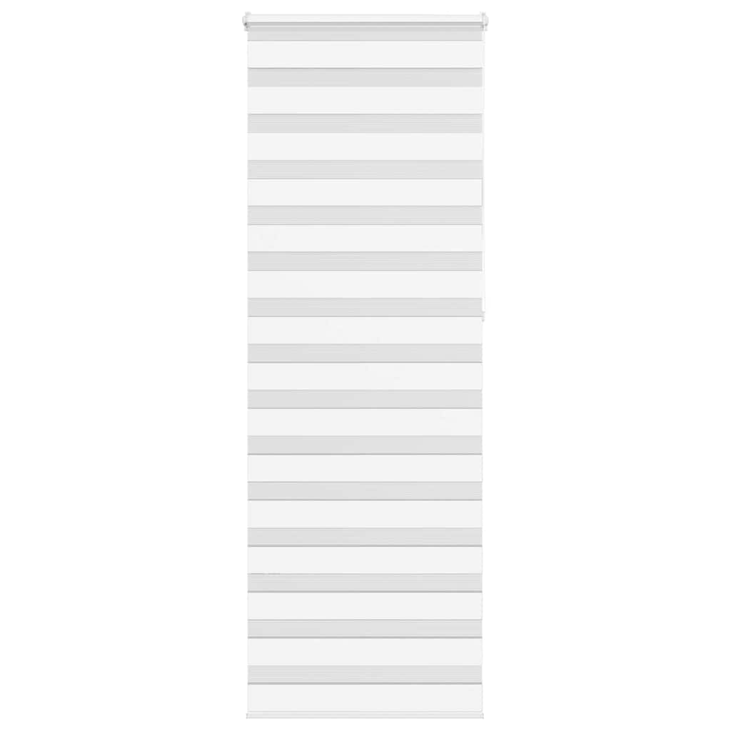 vidaXL Doppelrollo Weiß 70x230 cm Stoffbreite 65,9 cm Polyester