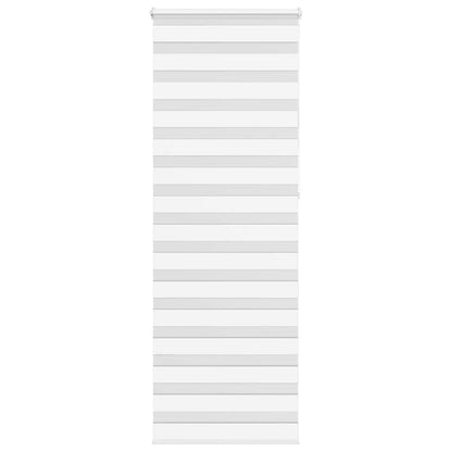 vidaXL Doppelrollo Weiß 70x230 cm Stoffbreite 65,9 cm Polyester