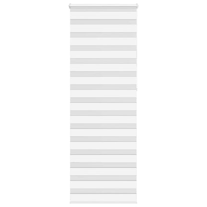 vidaXL Doppelrollo Weiß 75x230 cm Stoffbreite 70,9 cm Polyester