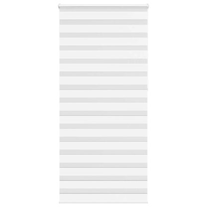 vidaXL Double store enrouleur Blanc 95x230 cm Largeur du tissu 90,9 cm Polyester