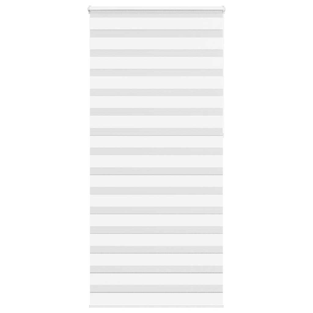 vidaXL Doppelrollo Weiß 100x230 cm Stoffbreite 95,9 cm Polyester