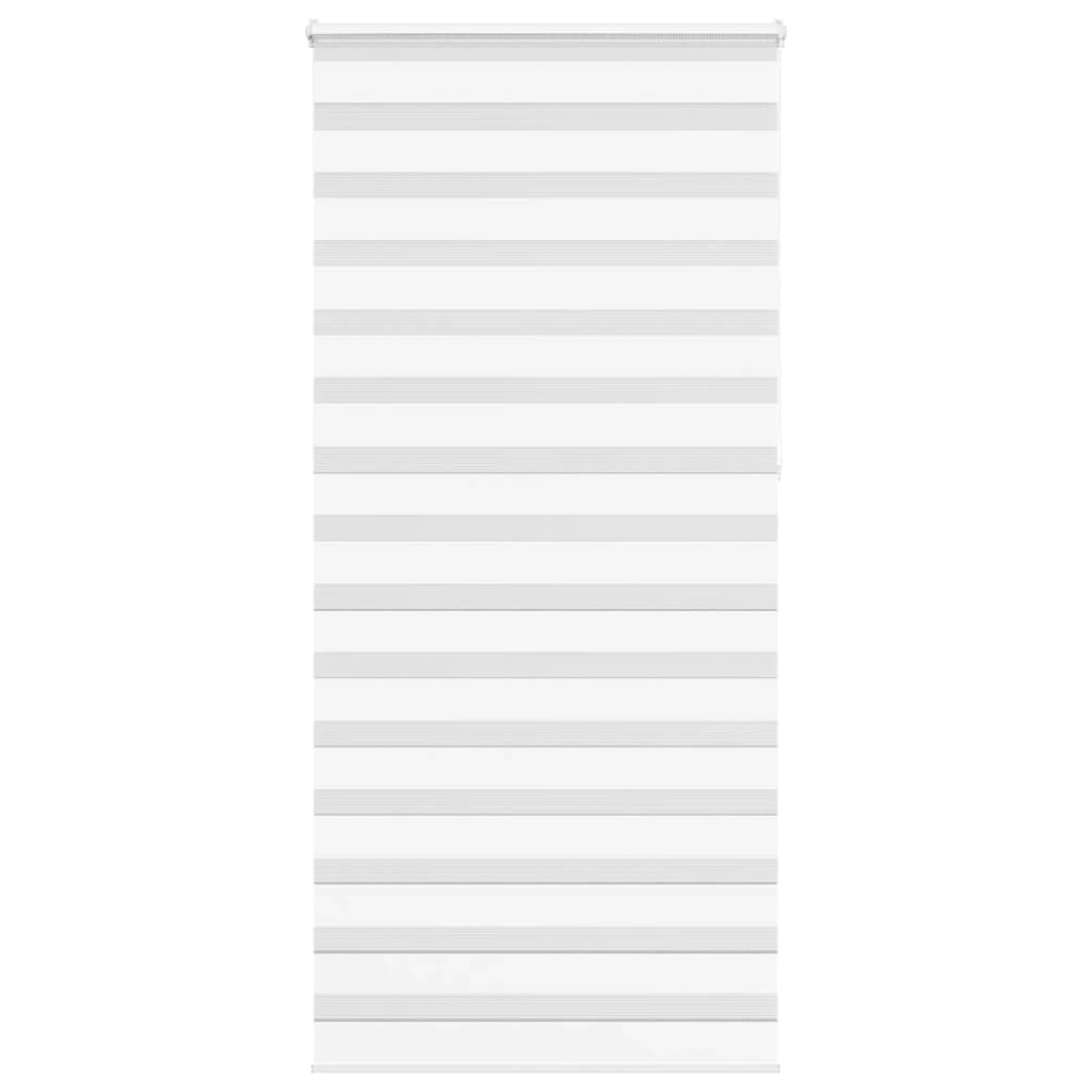 vidaXL Doppelrollo Weiß 110x230 cm Stoffbreite 105,9 cm Polyester