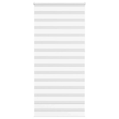 vidaXL Doppelrollo Weiß 110x230 cm Stoffbreite 105,9 cm Polyester