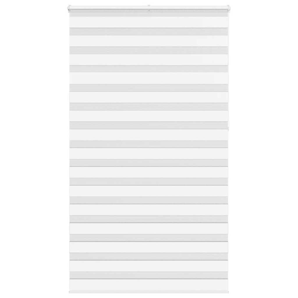 vidaXL Doppelrollo Weiß 120x230 cm Stoffbreite 115,9 cm Polyester
