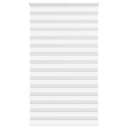 vidaXL Doppelrollo Weiß 120x230 cm Stoffbreite 115,9 cm Polyester
