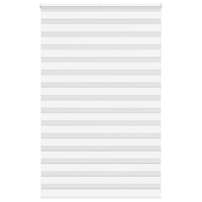 vidaXL Store enrouleur double Blanc 140x230 cm Largeur du tissu 135,9 cm Polyester