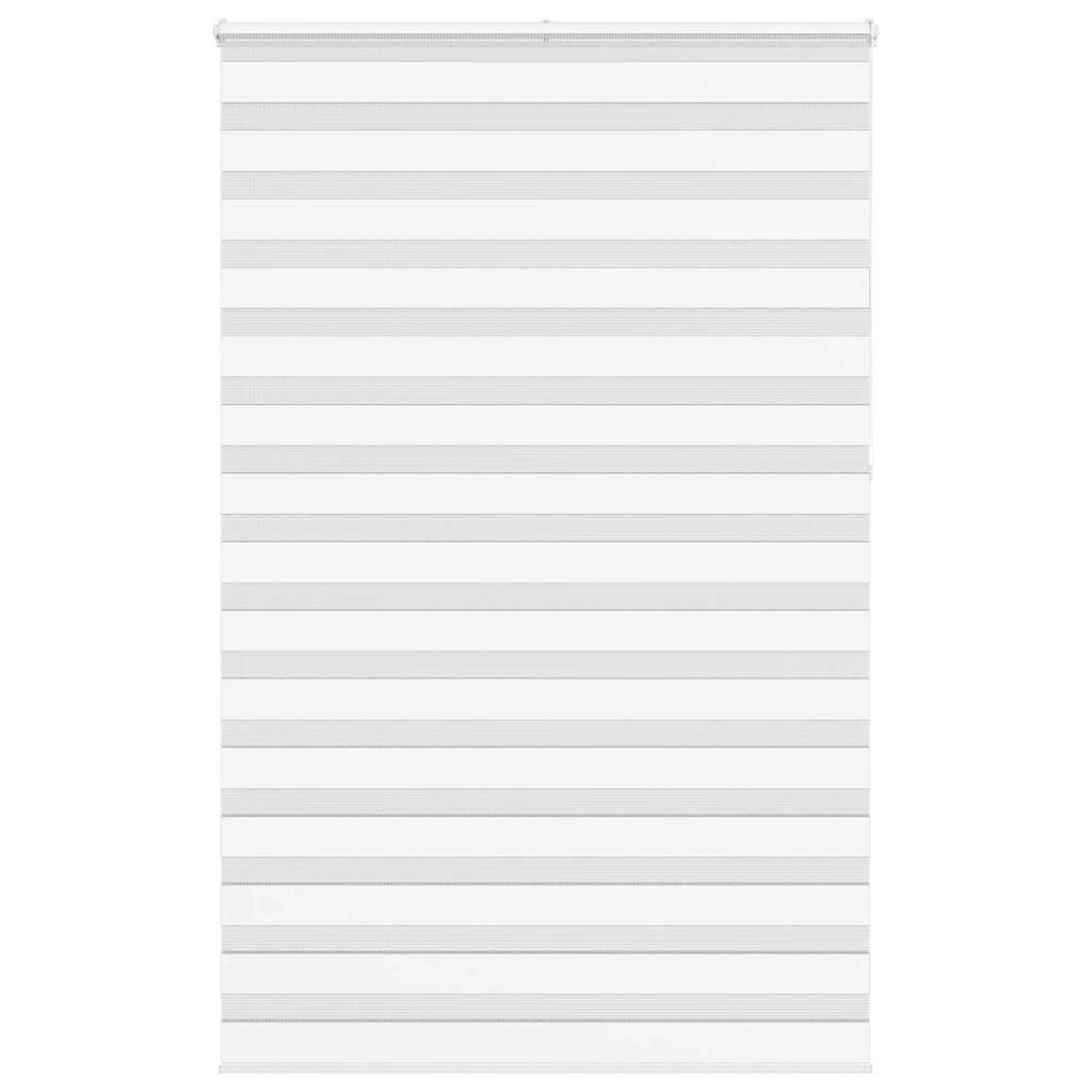 vidaXL Doppelrollo Weiß 145x230 cm Stoffbreite 140,9 cm Polyester