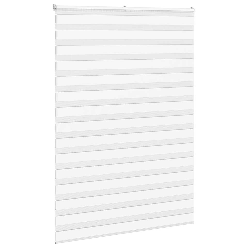 vidaXL Double store enrouleur Blanc 165x230 cm Largeur du tissu 160,9 cm Polyester