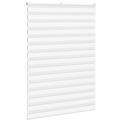 vidaXL Double store enrouleur Blanc 165x230 cm Largeur du tissu 160,9 cm Polyester