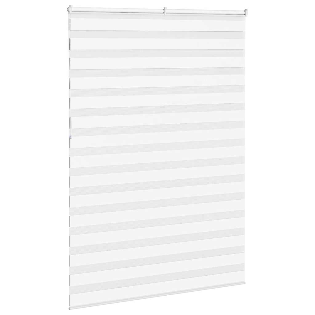 vidaXL Double store enrouleur Blanc 165x230 cm Largeur du tissu 160,9 cm Polyester