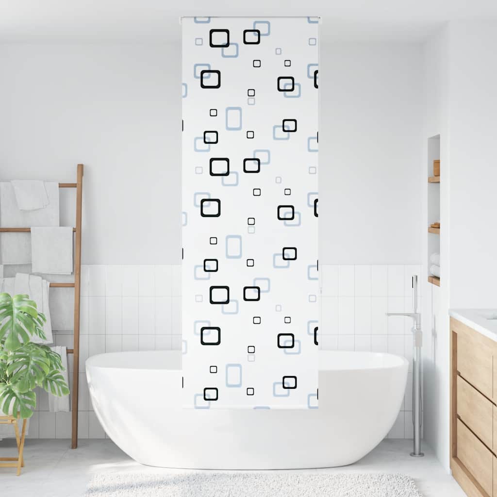 vidaXL Store de douche 70x240 cm largeur du tissu 66 cm