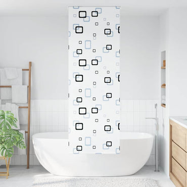 vidaXL Store de douche 70x240 cm largeur du tissu 66 cm