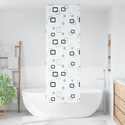 vidaXL Store de douche 70x240 cm largeur du tissu 66 cm