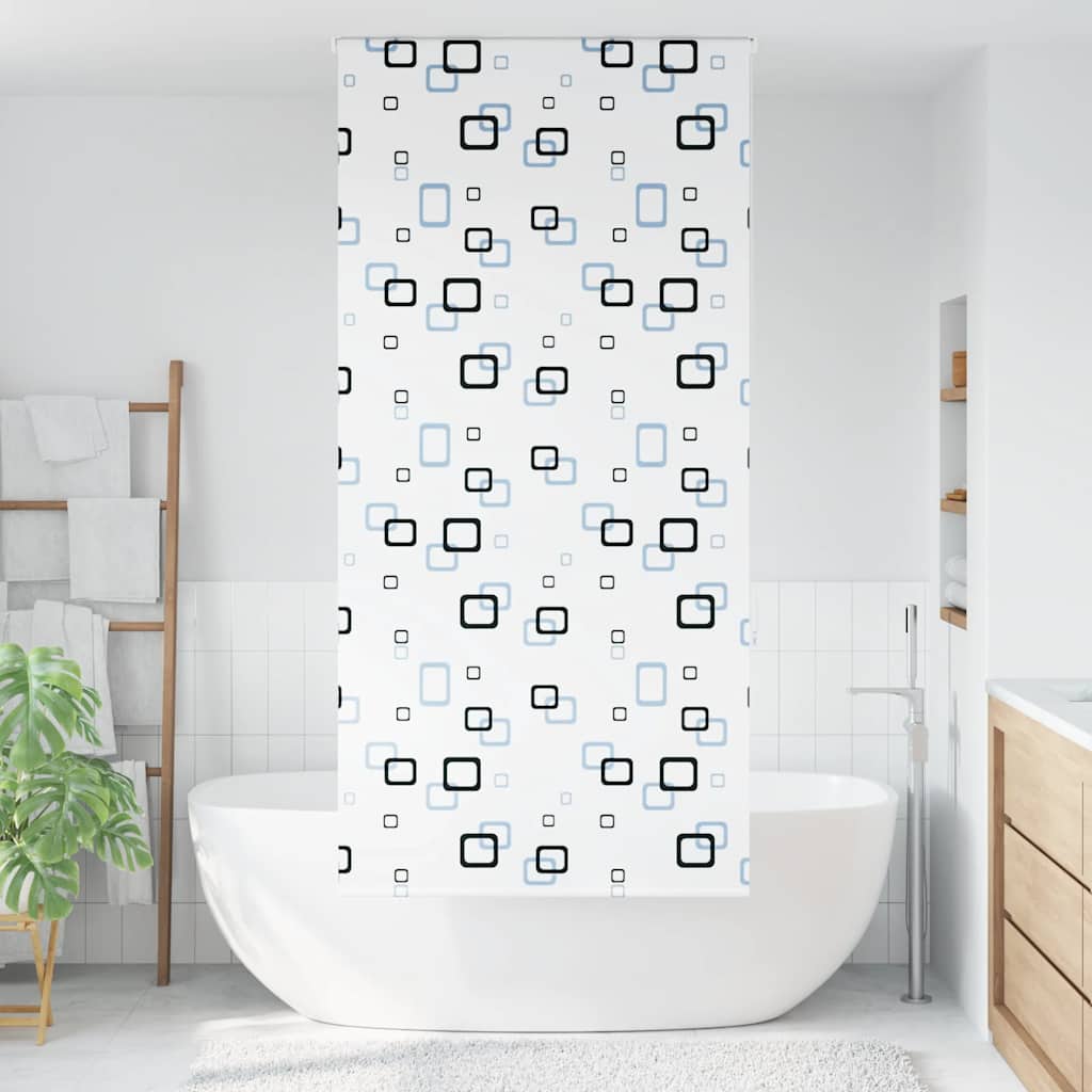 vidaXL Duschrollo 100x240 cm Stoffbreite 96 cm