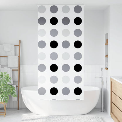 vidaXL Store de douche 90x240 cm Largeur du tissu 86 cm