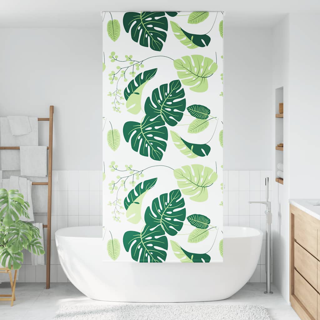vidaXL Duschrollo 100x240 cm Stoffbreite 96 cm