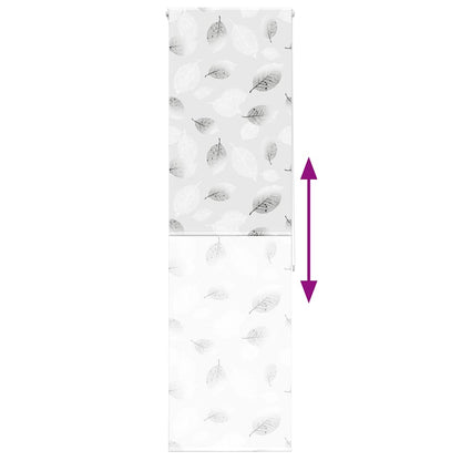 vidaXL Store de douche 70x240 cm largeur du tissu 66 cm