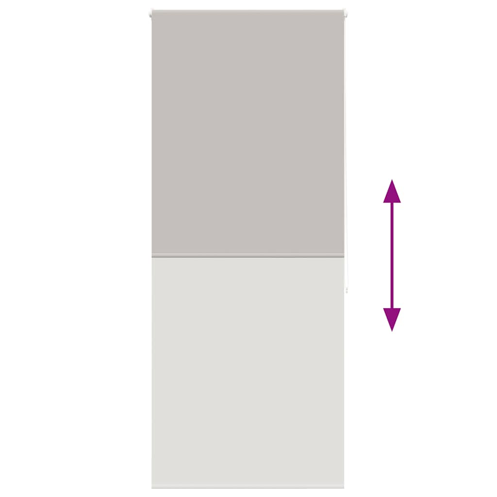 vidaXL Duschrollo 110x240 cm Stoffbreite 106 cm