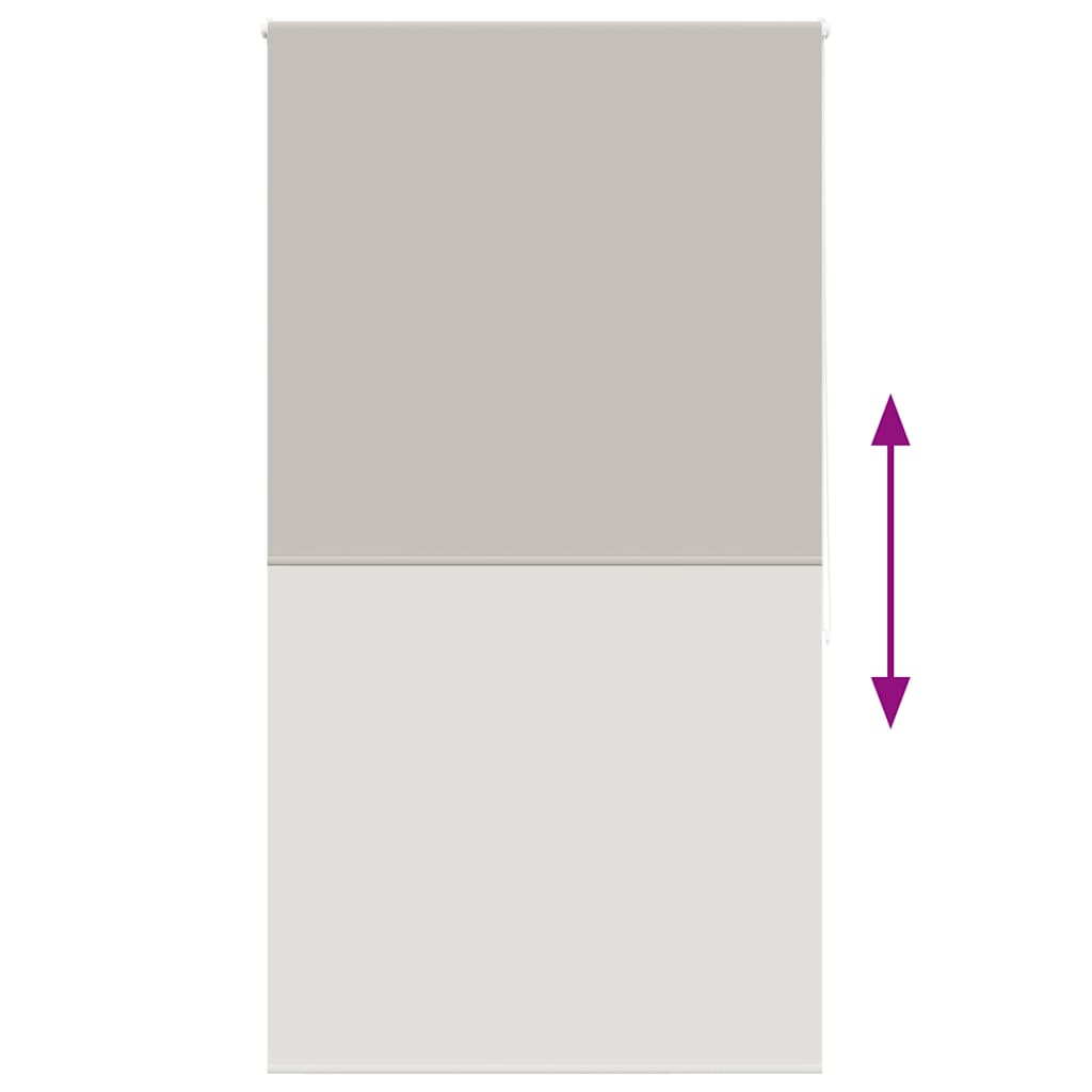vidaXL Duschrollo 120x240 cm Stoffbreite 116 cm