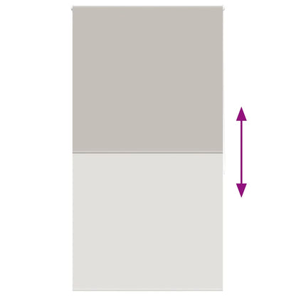 vidaXL Duschrollo 140x240 cm Stoffbreite 136 cm