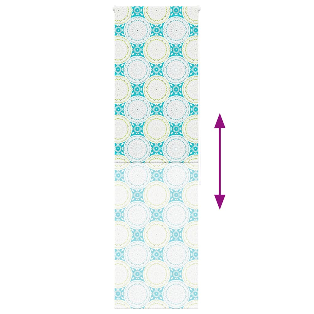 vidaXL Store de douche 70x240 cm Largeur du tissu 66 cm