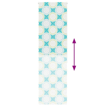 vidaXL Store de douche 70x240 cm Largeur du tissu 66 cm