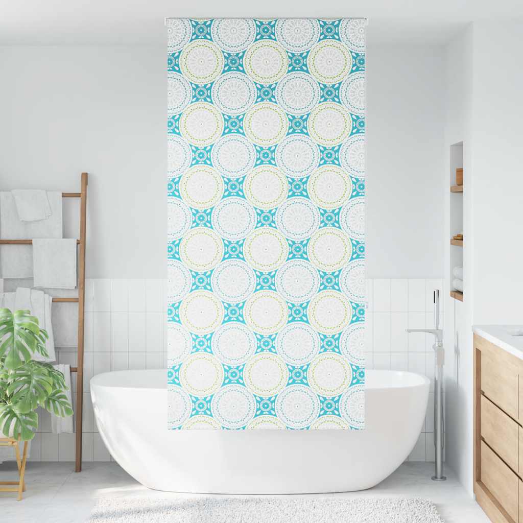 vidaXL Duschrollo 90x240 cm Stoffbreite 86 cm