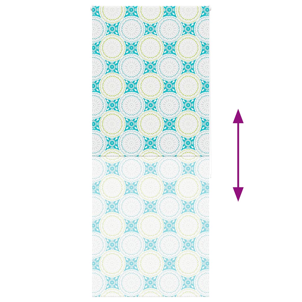 vidaXL Duschrollo 90x240 cm Stoffbreite 86 cm