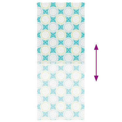 vidaXL Duschrollo 90x240 cm Stoffbreite 86 cm