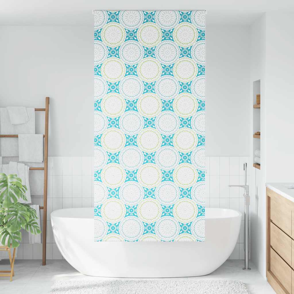 vidaXL Duschrollo 100x240 cm Stoffbreite 96 cm