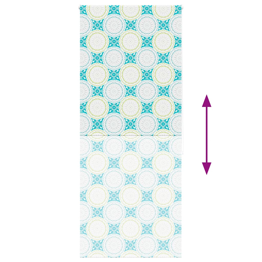 vidaXL Duschrollo 100x240 cm Stoffbreite 96 cm