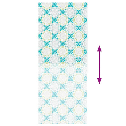 vidaXL Duschrollo 100x240 cm Stoffbreite 96 cm