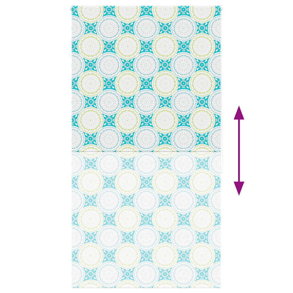 vidaXL Duschrollo 120x240 cm Stoffbreite 116 cm