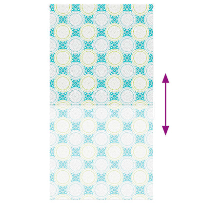 vidaXL Duschrollo 120x240 cm Stoffbreite 116 cm