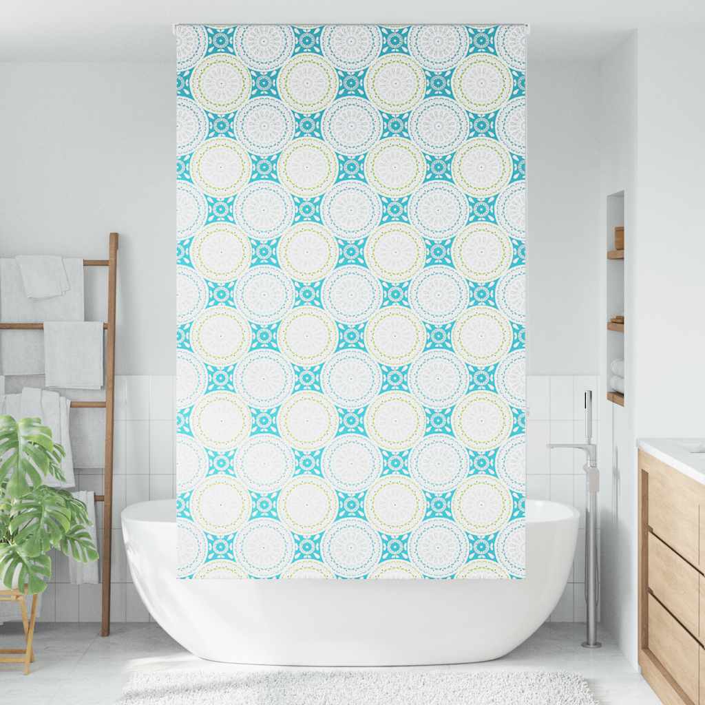 vidaXL Duschrollo 130x240 cm Stoffbreite 126 cm