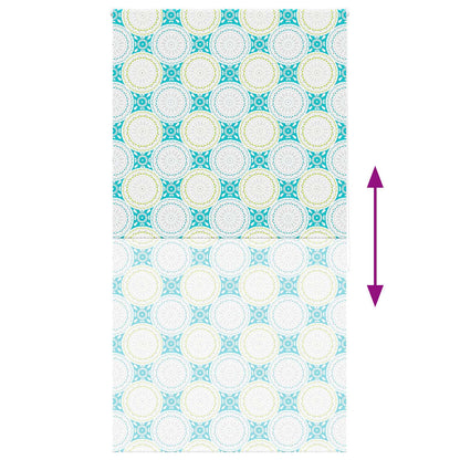 vidaXL Duschrollo 130x240 cm Stoffbreite 126 cm