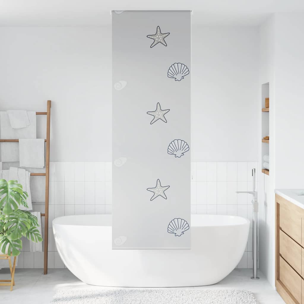 vidaXL Duschrollo 70x240 cm Stoffbreite 66 cm
