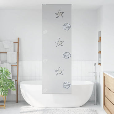vidaXL Duschrollo 70x240 cm Stoffbreite 66 cm